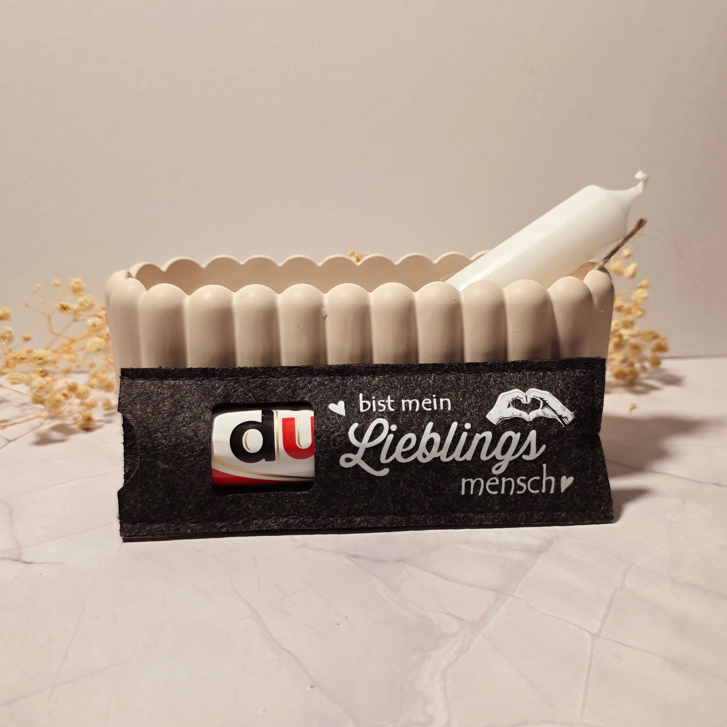 Handgefertigte Wellen-Gipsbox als Aufbewahrung & Blumentopf – Sweetly Crafted by Maja
