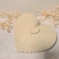 Handgefertigte Herz-Gipsbox mit Deckel – Sweetly Crafted by Maja