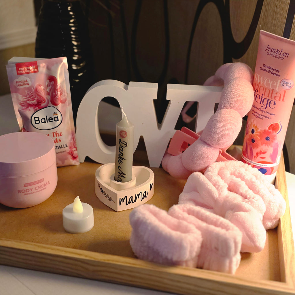Mama Spa Geschenkset – Rosa Verwöhnpaket zum Muttertag